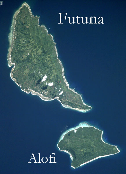 NASA photo of Futuna and Alofi